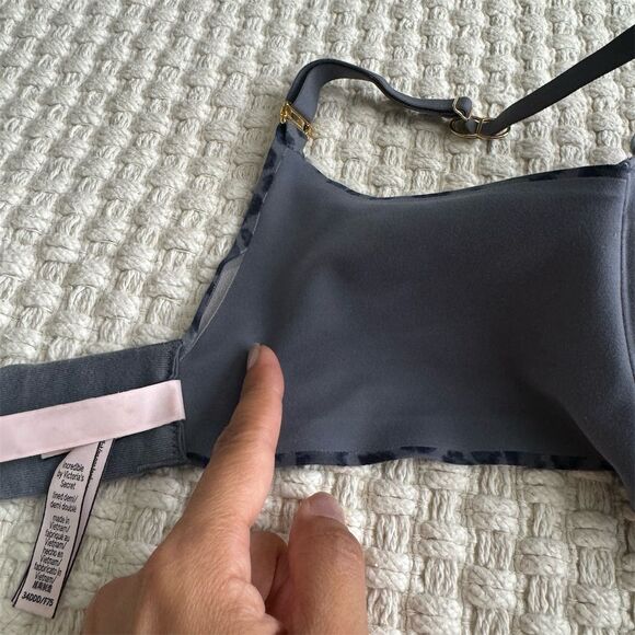 Victoria's Secret Leopard Print Underwire Bra 34DDD Padded Adjustable Straps - Picture 6 of 9